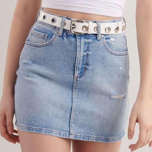 Garage High Rise Denim Skirt - Women's Small - Picture 5 of 7